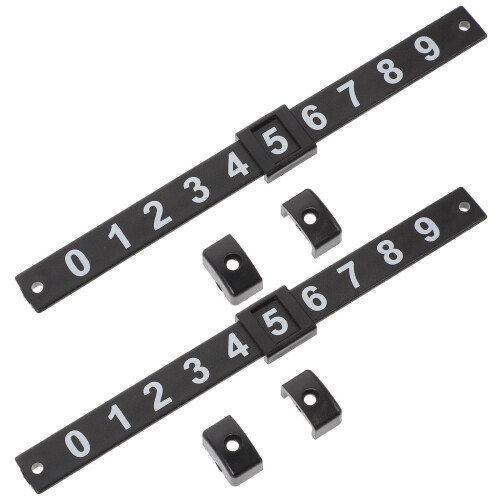 4Pz Marcatori Punteggio Calcio Balilla PP Nero Elegante E