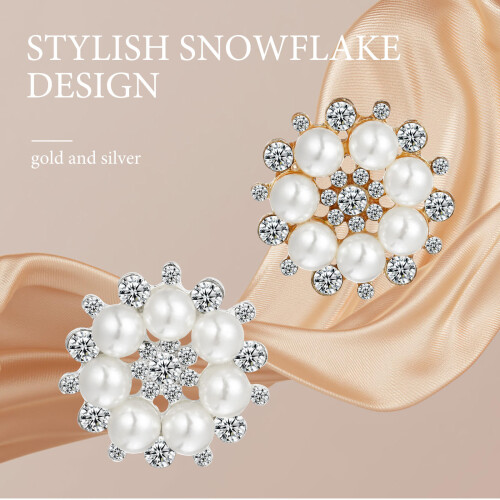 80Pz Argento Con E Strass Fiore Per Progetti DIY 2
