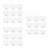 450Pcs White Paper Truffle Cups Compact Chocolate Packaging Liners 8