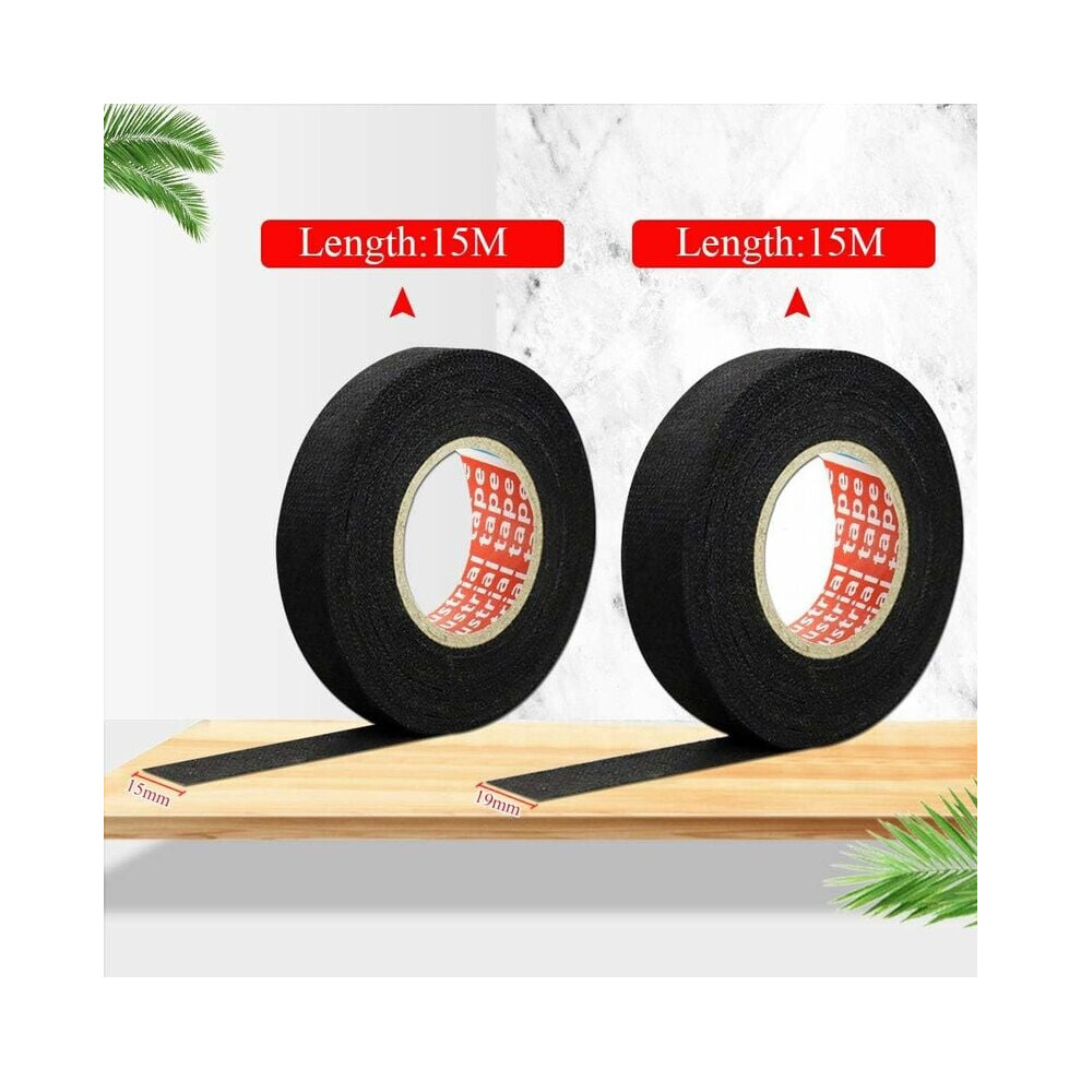 Automotive Wiring Harness Tape, Highly Durable Cloth Material For Secure Closure, Flexible Backing Ensures Easy Installation, For Exposed Wires And 9169997145871