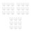 450Pcs White Paper Truffle Cups Compact Chocolate Packaging Liners 9