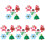 150Pz Anelli Gioielli PVC Natale Per Bambini Regali E 4