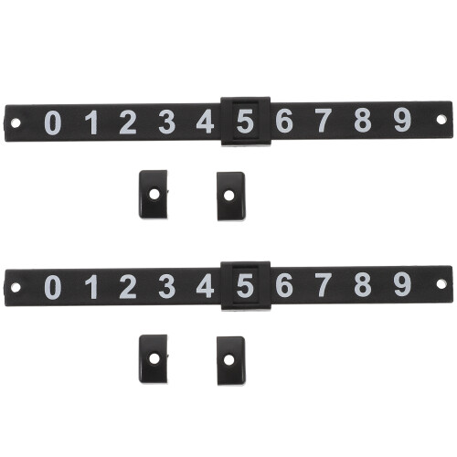4Pz Marcatori Punteggio Calcio Balilla PP Nero Elegante E 1