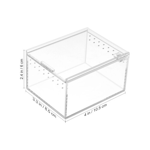 4Pz Habitat Trasparente Per Rettili Con Design Anti- Sicuro 1