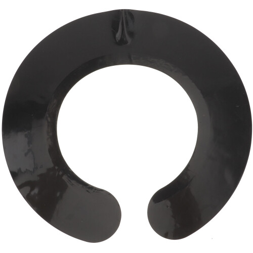 2Pz Fascia Collo Silicone Nero Per Taglio E in Salone