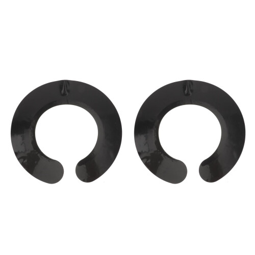 2Pz Fascia Collo Silicone Nero Per Taglio E in Salone 2