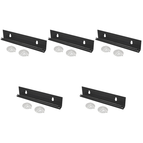5Pz Organizer Nero Per Estensioni Con Fissaggio A 2