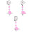 3Pz Orologio Rosa Appeso, Design Per Infermieri E 3