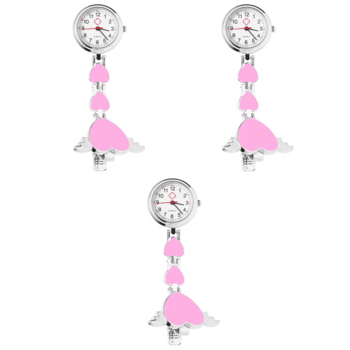 3Pz Orologio Rosa Appeso, Design Per Infermieri E 2