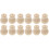 12Pz Pomelli Legno Beige Per Tende Robustezza E Stile 4
