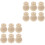 12Pz Pomelli Legno Beige Per Tende Robustezza E Stile 5