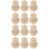 12Pz Pomelli Legno Beige Per Tende Robustezza E Stile 7