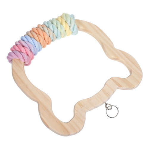 2Pz Da Beige in Legno Con E Corda 2