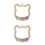 2Pz Da Beige in Legno Con E Corda 6