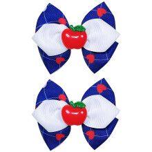 10Pz Decorazioni Fiocco Per Bambina Clip Resistenti Colorate