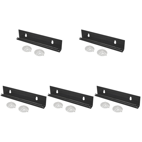 5Pz Organizer Nero Per Estensioni Con Fissaggio A 1
