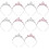 10Pz Corone Bambina Fascia Moda 6