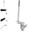 4Pz Clip Cowbell Argento Accessorio Per Batteria 9