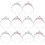 10Pz Corone Bambina Fascia Moda 5