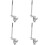 4Pz Clip Cowbell Argento Accessorio Per Batteria 5