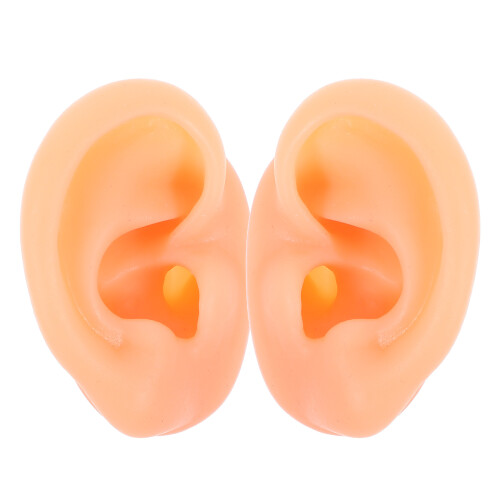 4Paia Orecchie Silicone Morbide Khaki Per Allenamento E Mostre 2