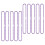 20Pz Collane Perline Viola Festa Bambini Carnevale E Compleanno 3