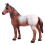 2Pz Figurina Cavallo Realistica in PVC Marrone Per Casa 10