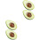 4Pz Avocado Finto Per Bambini Colorato E 5