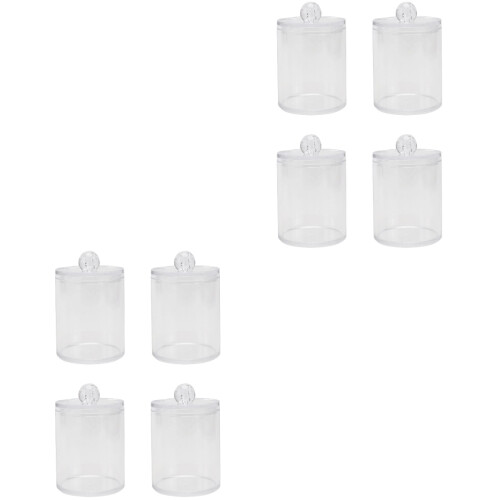 8Pz Organizer Trucco Trasparente Con Coperchio Per Casa 2