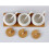 3Set Contenitori Marrone Per Spezie Sale Cucina 10