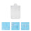 8Pz Organizer Trucco Trasparente Con Coperchio Per Casa 10