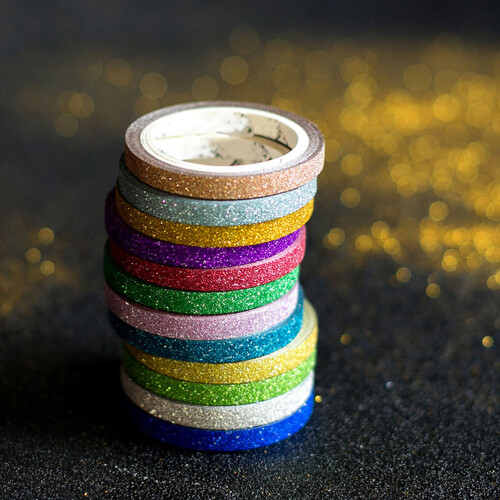 24Pz Washi Masking Tape Colorato Per E Confezioni 1