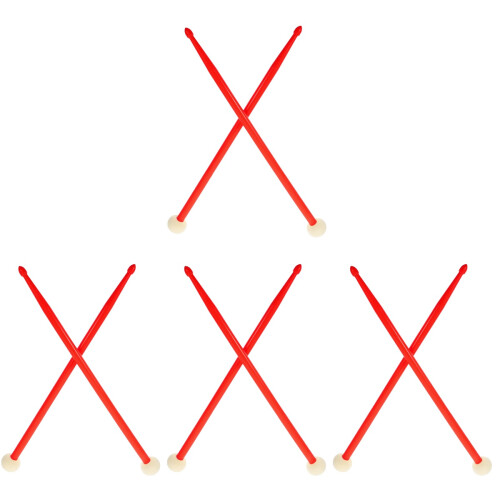 4Paren Felt Drumsticks Nylon Dubbele Drumsticks Voor Performers 1