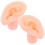 4St Siliconen Oor Model Voor Sieraden En Piercing Training Beige 2