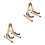 2Pz Stand Pieghevole in Legno Marrone Chiaro 7