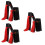 3Set Strumenti Tradizionali Clapper in Bamboo Nero Per Bambini 9