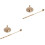 2Conjuntos Moldes De Cone Kit DIY E Colher De Cobre 3