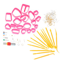 4Conjuntos De Para Bijuterias Rosa Com Ferramentas DIY