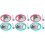 3Conjuntos Paddle Catch Com Bola Colorida Para Crianças E Praia 4