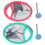3Conjuntos Paddle Catch Com Bola Colorida Para Crianças E Praia 1