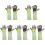 5Pares Luvas De Jardinagem Multi Cor Proteção Antitérmino 3