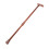 Lightweight Mobility Aid Cane Coffee Ergonomic Grip Adjustable Height 4