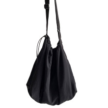 Sac fourre-tout en Nylon pour femmes et filles, sac à-Noir