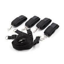 Under The Bed Restraint System, Adjustable Neoprene Cuffs for Secure Comfortable Restraint, Body-Safe Materials with Durable Nylon Straps, Quick Set-U
