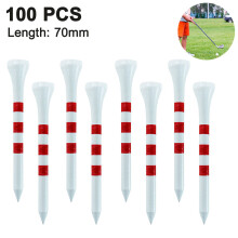 Professional Golf Tee System, Height Adjustable, Promotes Additional Distance And Accuracy, 100% Bamboo, Reducing Friction & Side Spin, Perfect For Ir