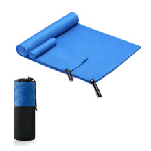 Microfiber Travel Towel Set, Quick-Dry Super Absorbent Lightweight Compact Bath Towels for Swimming Fitness Sports Beach