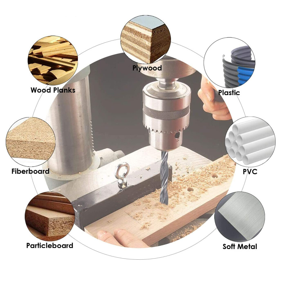 Drill Bit Mastery, High Speed Steel Countersink Drill Bits, Multipurpose Woodworking Carpentry Reamer For Varied Materials, Chamfer Design For Smooth 9169997206541