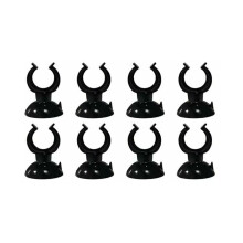 Supporti per tubi dell'aria per ampia applicazione, accessori per acquari inclusi 8 clip a ventosa, design unico per una facile installazione e
