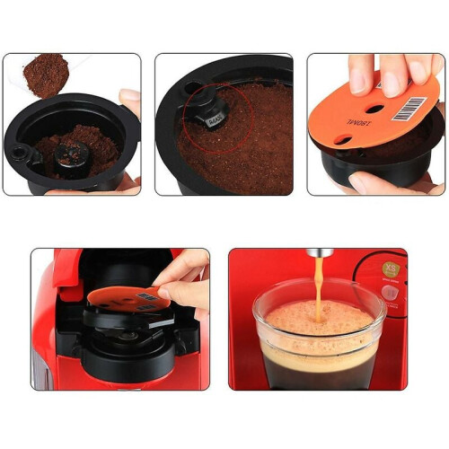Cápsulas de café recargables para Bosch Tassimo, con prácticos accesorios de recarga incluidos. 1