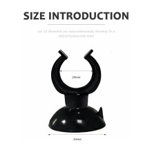 Aquariumaccessoires, verwarmingsclips voor aquariums, ontworpen voor stabiliteit, onderhoud en verstelbare positionering, 8 stuks, zwart, hoogwaardig